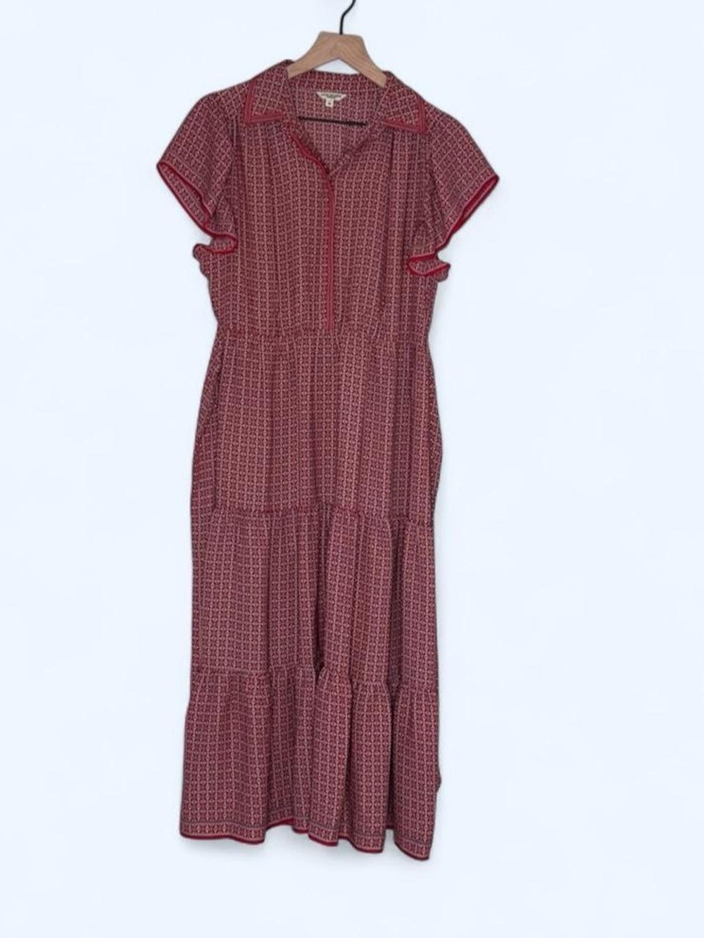 Max Studio Patterned Midi Dress